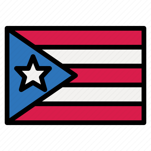 Puerto, rico, flag, nation, world, country icon - Download on Iconfinder