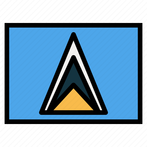 Saint, lucia, flag, nation, world, country icon - Download on Iconfinder