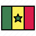 senegal, flag, nation, world, country