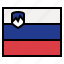 slovenia, flag, nation, world, country 