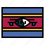 swaziland, flag, nation, world, country 