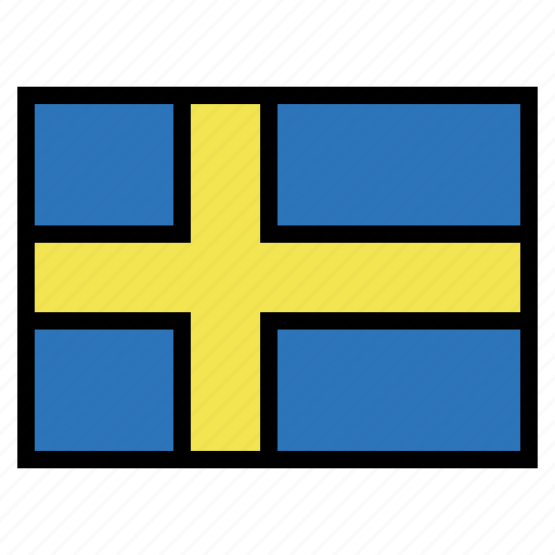Sweden, flag, nation, world, country icon - Download on Iconfinder