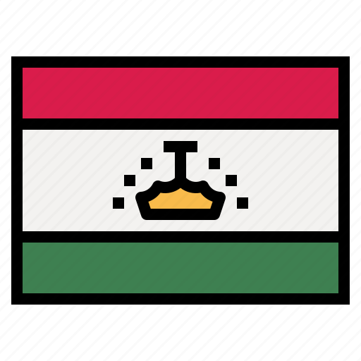 Tajikistan, flag, nation, world, country icon - Download on Iconfinder