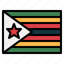 zimbabwe, flag, nation, world, country