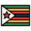 zimbabwe, flag, nation, world, country 