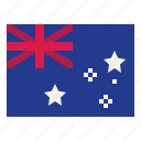 australia, flag, nation, world, country