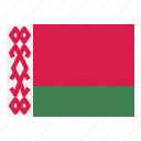 belarus, flag, nation, world, country