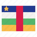 central, african, republic, flag, nation, world, country