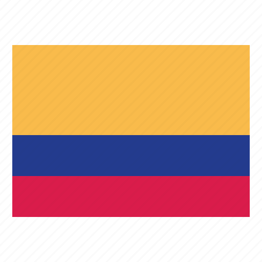 Colombia, flag, nation, world, country icon - Download on Iconfinder