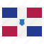 dominican, republic, flag, nation, world, country 