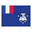 french, southern, and, antarctic, lands, flag, nation 