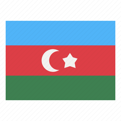 Azerbaijan, flag, nation, world, country icon - Download on Iconfinder