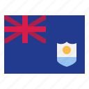 anguilla, flag, nation, world, country