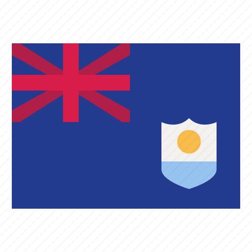 Anguilla, flag, nation, world, country icon - Download on Iconfinder