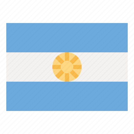 Argentina, flag, nation, world, country icon - Download on Iconfinder