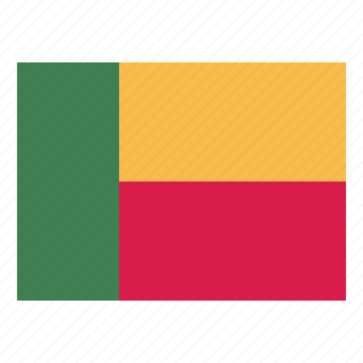 Benin, flag, nation, world, country icon - Download on Iconfinder