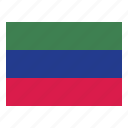 dagestan, flag, nation, world, country