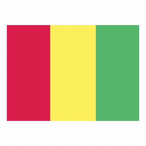 Guinea, flag, nation, world, country icon - Download on Iconfinder
