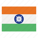 india, flag, nation, world, country