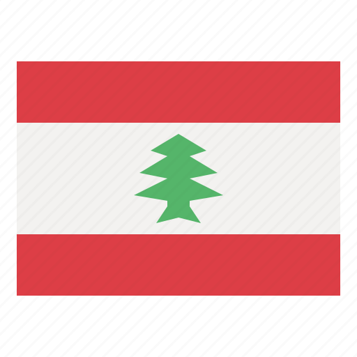 Lebanon, flag, nation, world, country icon - Download on Iconfinder