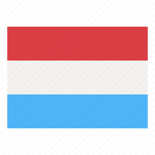 Luxembourg, flag, nation, world, country icon - Download on Iconfinder