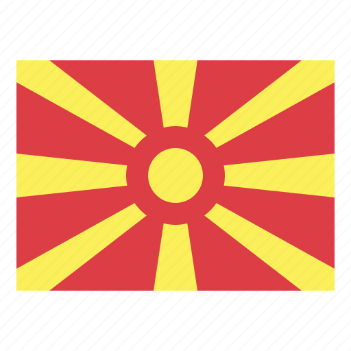Macedonia, flag, nation, world, country icon - Download on Iconfinder