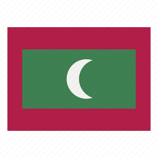 Maldives, flag, nation, world, country icon - Download on Iconfinder