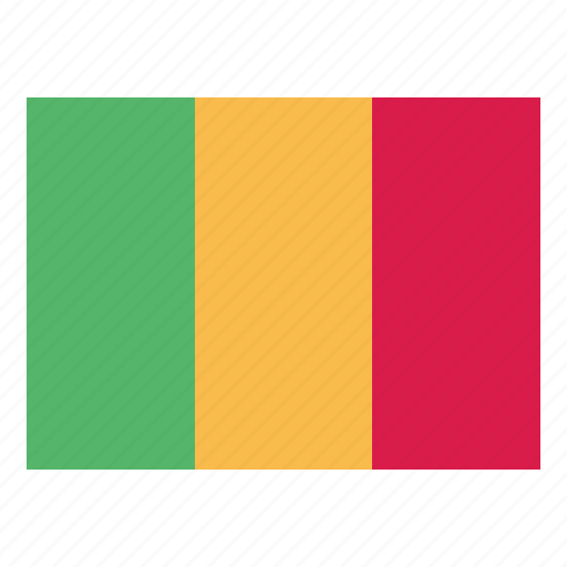 Mali, flag, nation, world, country icon - Download on Iconfinder