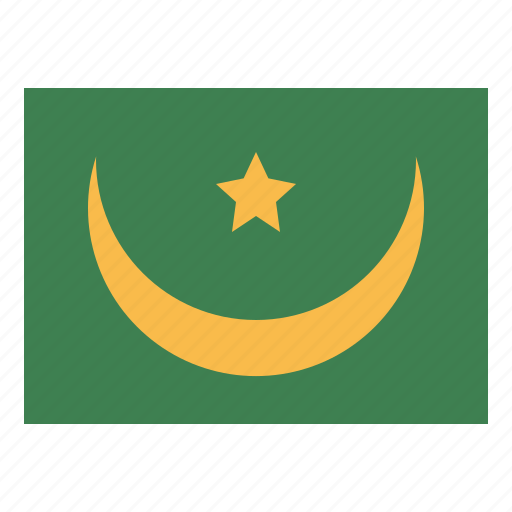 Mauritania, flag, nation, world, country icon - Download on Iconfinder