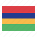 mauritius, flag, nation, world, country