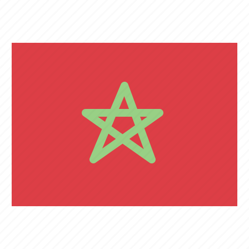Morocco, flag, nation, world, country icon - Download on Iconfinder