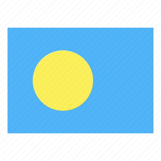 Palau, flag, nation, world, country icon - Download on Iconfinder