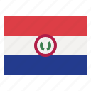 paraguay, flag, nation, world, country