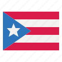 puerto, rico, flag, nation, world, country