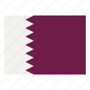 qatar, flag, nation, world, country
