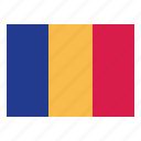 romania, flag, nation, world, country