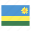 rwanda, flag, nation, world, country 