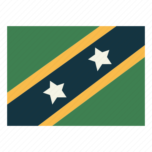 Saint, kitts, and, nevis, flag, nation, world icon - Download on Iconfinder