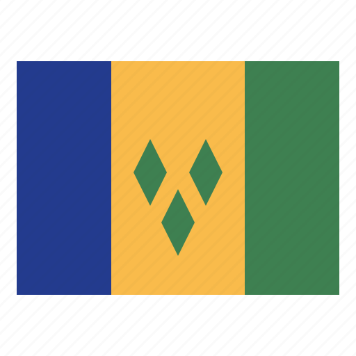 Saint, vincent, and, the, grenadines, flag, nation icon - Download on Iconfinder