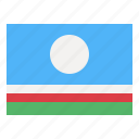 sakha, republic, flag, nation, world, country
