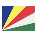 seychelles, flag, nation, world, country