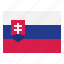 slovakia, flag, nation, world, country 