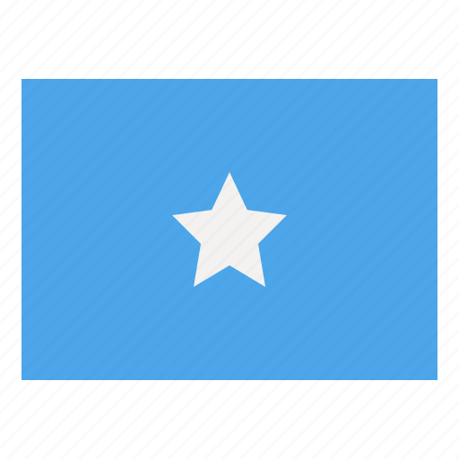 Somalia, flag, nation, world, country icon - Download on Iconfinder