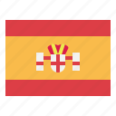 spain, flag, nation, world, country