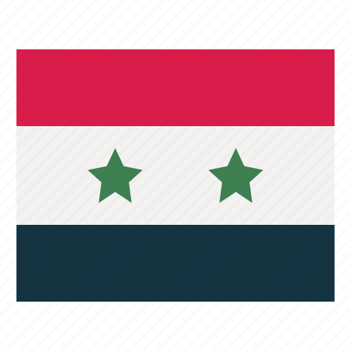 Syria, flag, nation, world, country icon - Download on Iconfinder