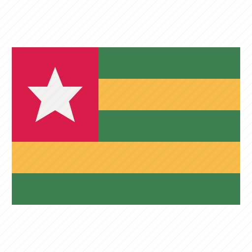 Togo, flag, nation, world, country icon - Download on Iconfinder