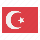 turkey, flag, nation, world, country