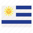 uruguay, flag, nation, world, country