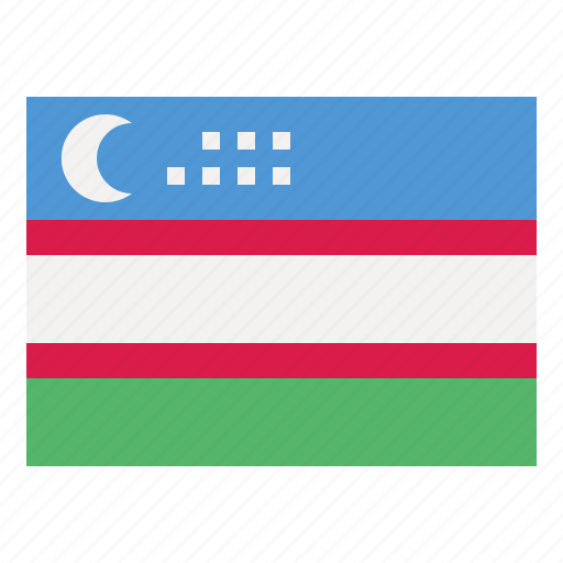 Uzbekistan, flag, nation, world, country icon - Download on Iconfinder