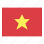 vietnam, flag, nation, world, country 
